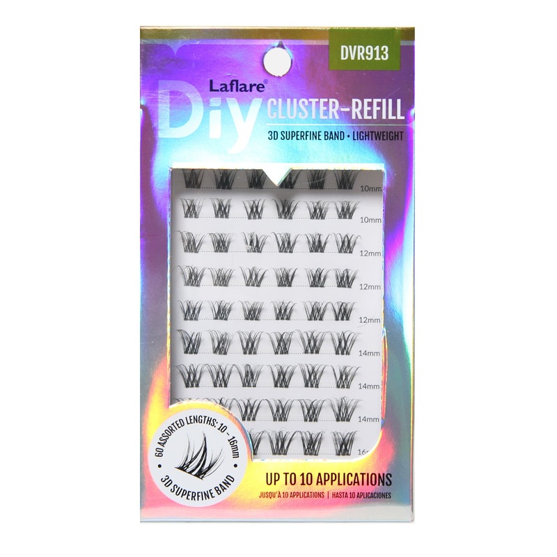 Laflare 3D Superfine Band Cluster Lashes