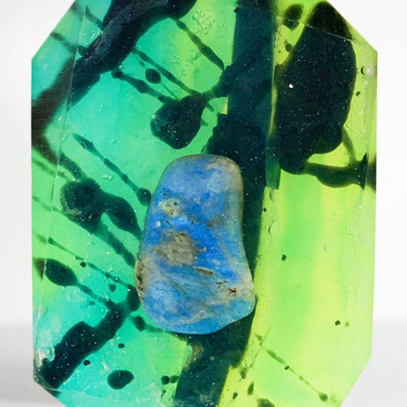 Crystal Bar Soap Northern Lights – Labradorite Crystal Infused Bar Soap