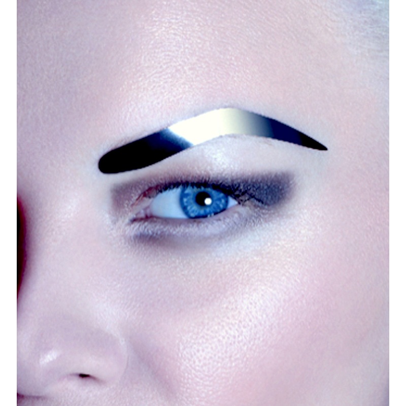 Face Lace Brows Mirror Chrome