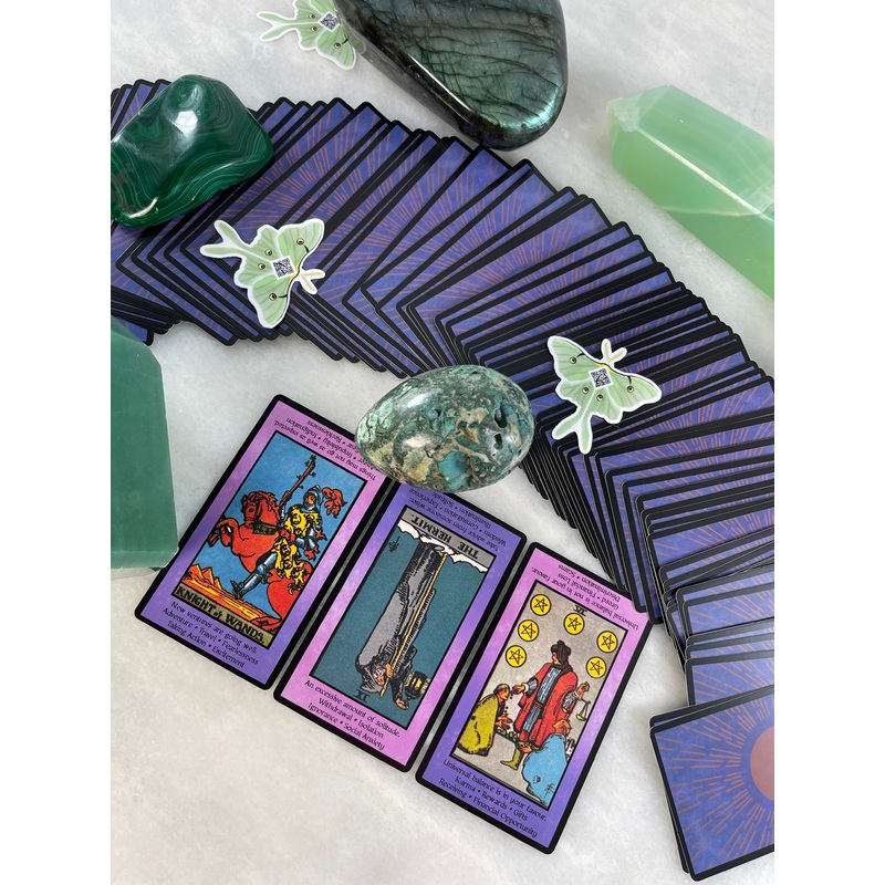 Spelled Out Tarot Tarot Deck With Keywords and Phrases