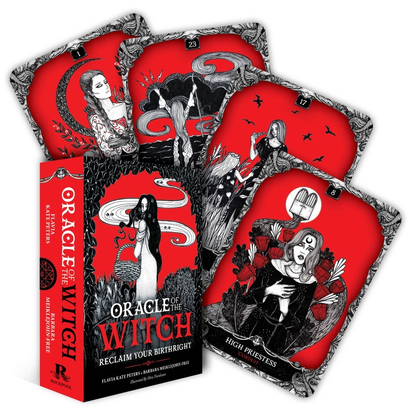 Red Wheel Oracle of the Witch: (44 Full-Color Cards and 144-Page Book)
