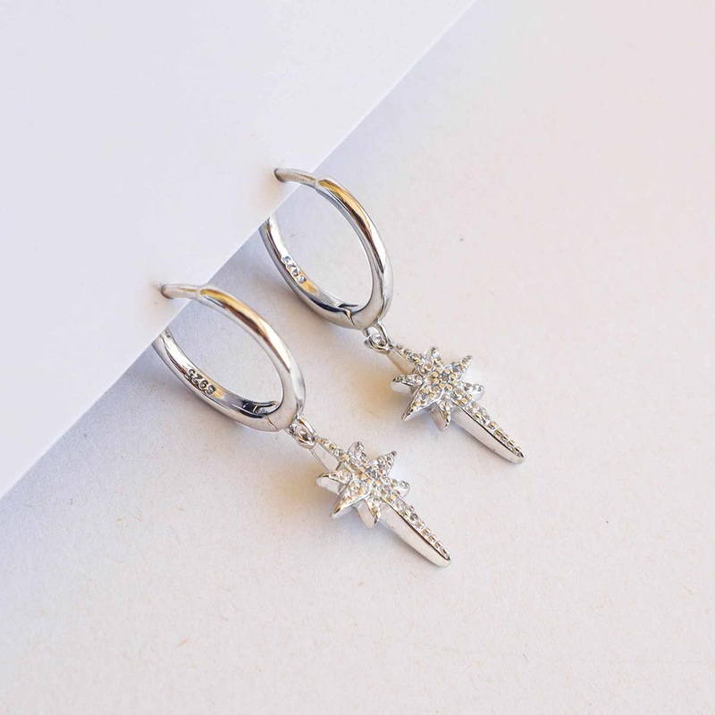 Aryenne Crystal Star Earrings