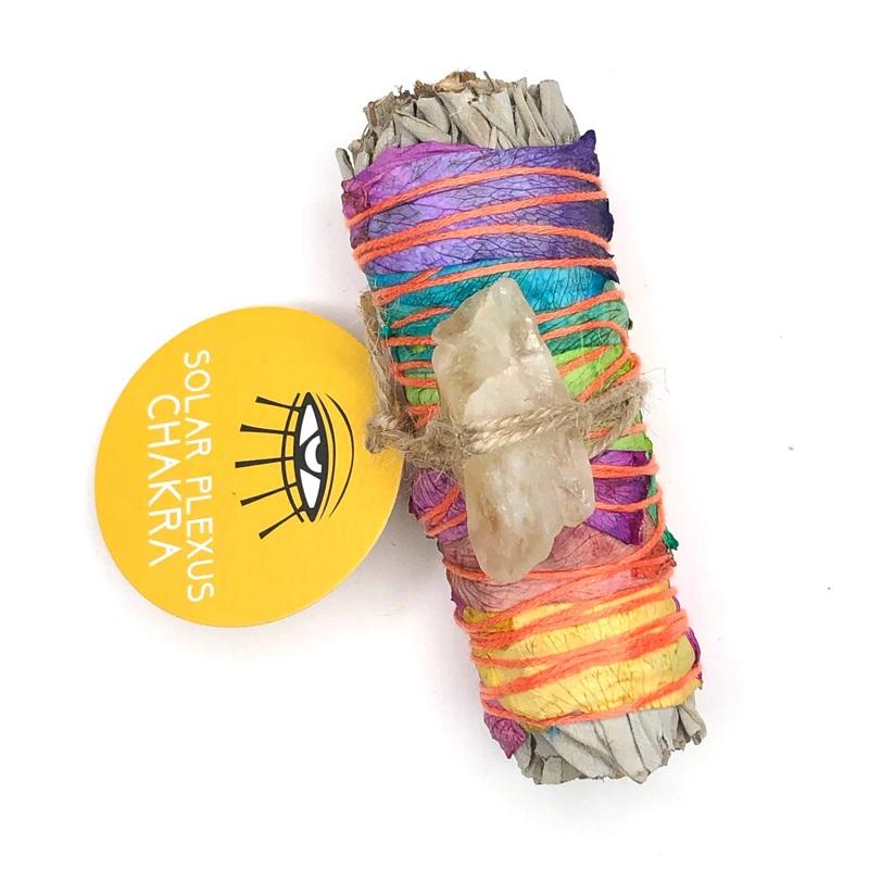 Ritual Gypsy Solar Plexus Chakra Sage Wand