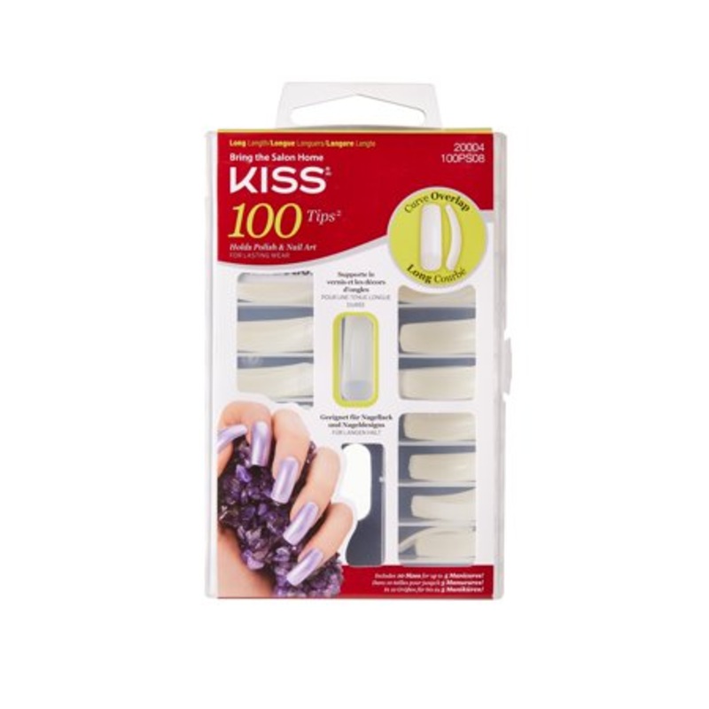 KISS 100 Count Nails Curve Overlap