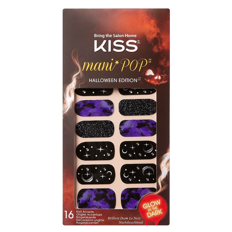 KISS Mani Pop Halloween Edition Glow in The Dark