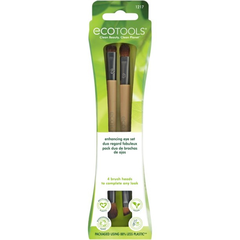 ECOTOOLS Eye Enhancing Duo Makeup Brush Set