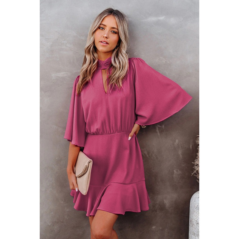 Flowing Keyhole Dress