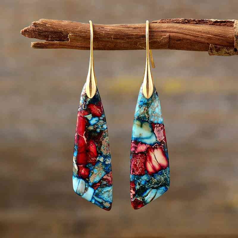 Geometrical Shape Dangle Earrings JUI87419692224