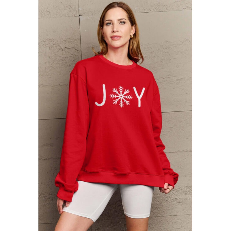 Simply Love Full Size Graphic Long Sleeve Sweatshirt